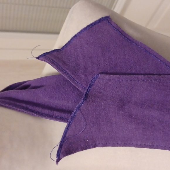 $4 Add-on Purple Fabric Belt/Scarf - Picture 4 of 4